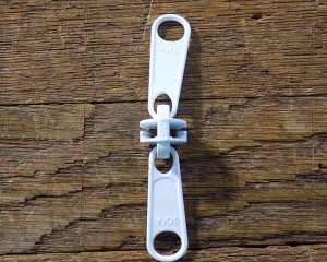 #10 ykk coil metal double pull zipper